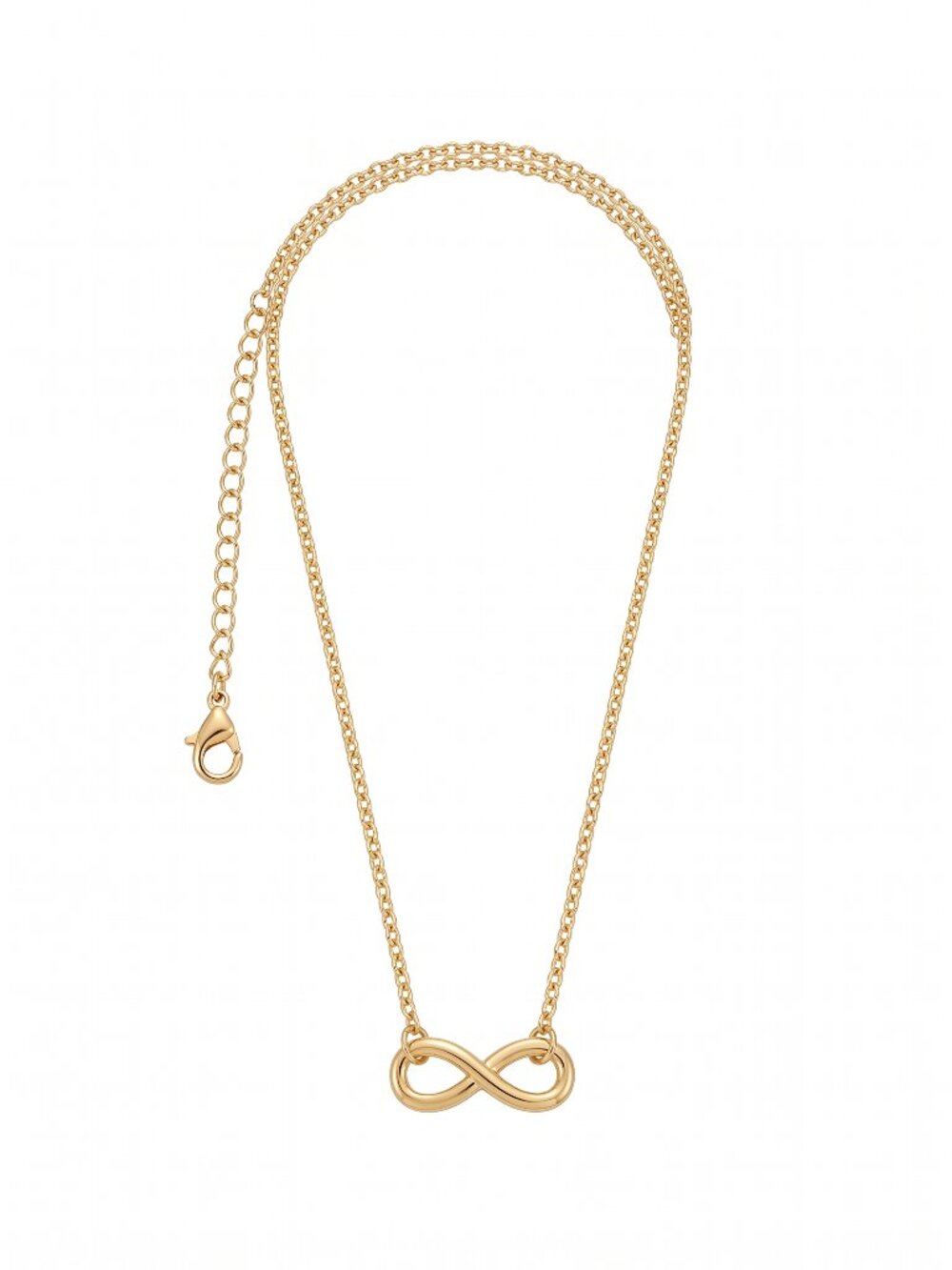 3/$20 NIP | Gold-Tone Infinity Symbol Pendant Delicate Chain Necklace
